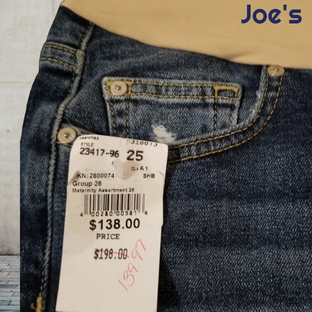 Joe's The Callie High Rise Crop Boot Maternity Jean - Picture 3 of 8